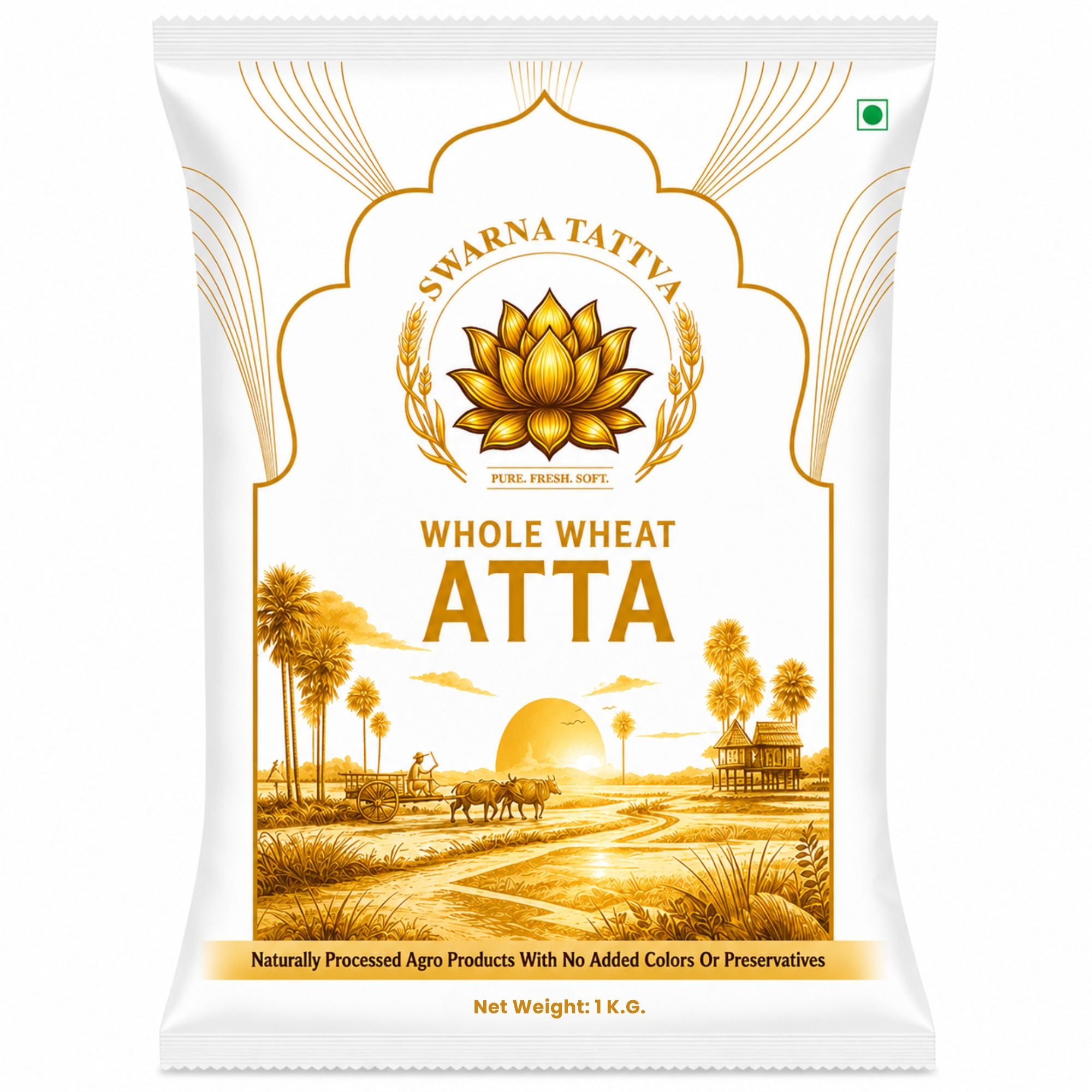 Swarnatattva Whole Wheat Atta - 1 K.G.