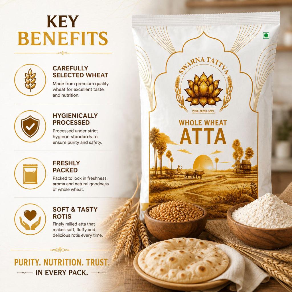 Swarnatattva Whole Wheat Atta - 500g