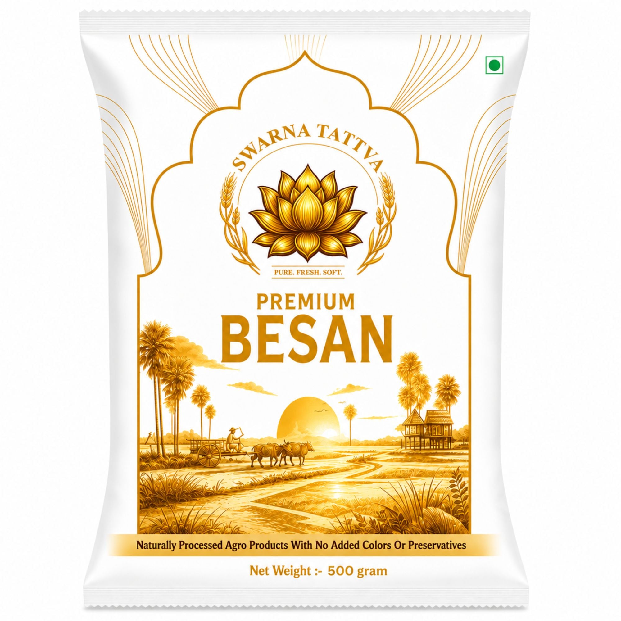 Swarnatattva Premium Besan (Gram Flour) – 500g