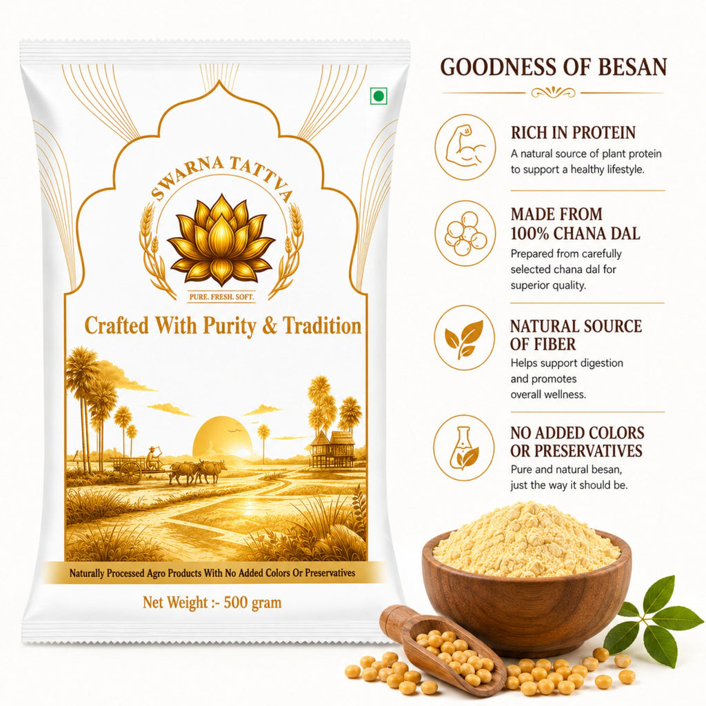 Swarnatattva Premium Besan (Gram Flour) – 500g
